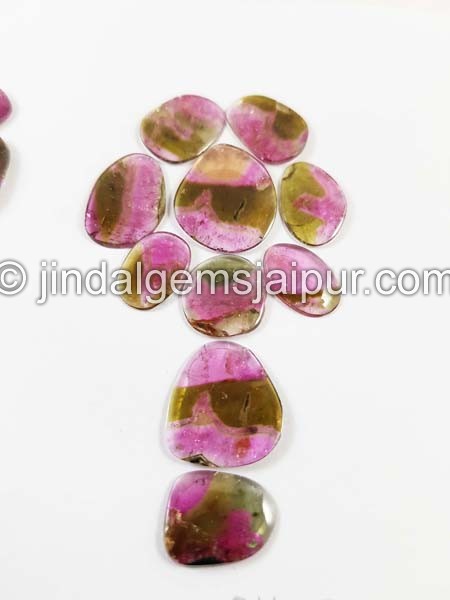 Watermelon Tourmaline Smooth Slices